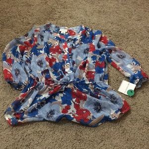 Liz Claiborne Floral Blouse